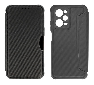 POWERTECH θήκη Razor Carbon MOB-1910, Xiaomi Note 12 Pro/X5 Pro, μαύρη