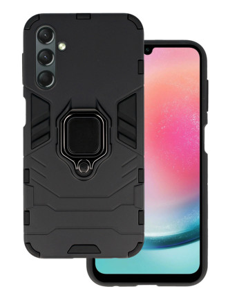 POWERTECH θήκη Ring Armor MOB-1920 για Samsung Galaxy A24, μαύρη POWERTECH θήκη Ring Armor MOB-1920 για Samsung Galaxy A24, μαύρη
