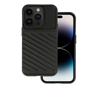 POWERTECH Θήκη Thunder MOB-1923 για iPhone 15 Pro, μαύρη