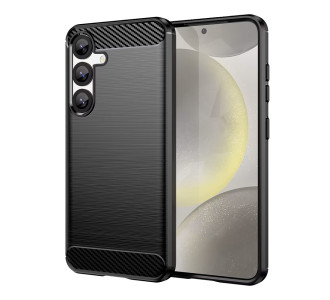 POWERTECH Θήκη Carbon MOB-2008 για Samsung S25, μαύρη POWERTECH Θήκη Carbon MOB-2008 για Samsung S25, μαύρη