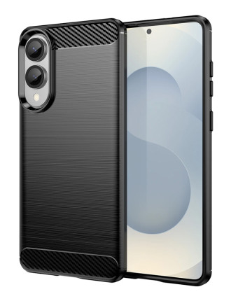 POWERTECH Θήκη Carbon MOB-2009 για Samsung S25 Edge, μαύρη