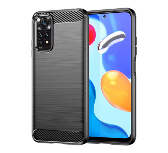 POWERTECH Θήκη Carbon MOB-2012 για Xiaomi Redmi Note 11/Note 11S, μαύρη POWERTECH Θήκη Carbon MOB-2012 για Xiaomi Redmi Note 11/Note 11S, μαύρη