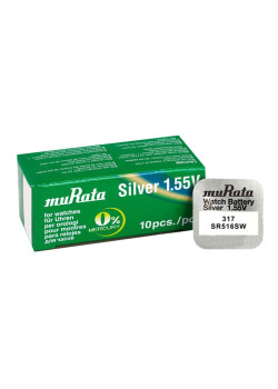 MURATA μπαταρία Silver Oxide για ρολόγια SR516SW, 1.55V, No317, 10τμχ