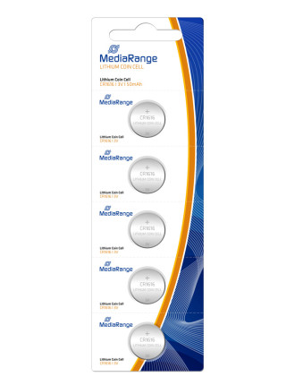 MEDIARANGE μπαταρίες λιθίου CR1616, 3V, 5τμχ MEDIARANGE μπαταρίες λιθίου CR1616, 3V, 5τμχ