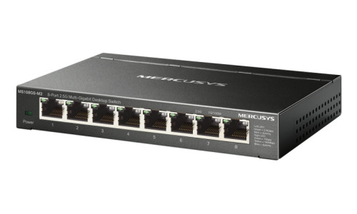 MERCUSYS desktop switch MS108GS-M2, 8x 2.5Gbps θύρες, UN/1.0