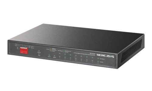 MERCUSYS Desktop Switch MS110GMP, 8x 10/100/1000Mbps PoE+, 2x Gigabit, Ver. 1.0
