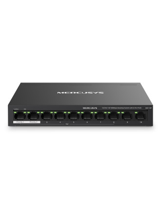 MERCUSYS desktop switch MS110P, 10x 10/100Mbps θύρες, PoE+, V1.0 MERCUSYS desktop switch MS110P, 10x 10/100Mbps θύρες, PoE+, V1.0