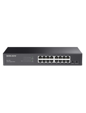 MERCUSYS desktop/rackmount switch MS116GS, 16x Gigabit θύρες, V1.0