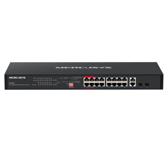 MERCUSYS rackmount switch MS120GP, 20x Gigabit θύρες, PoE+, V1.0