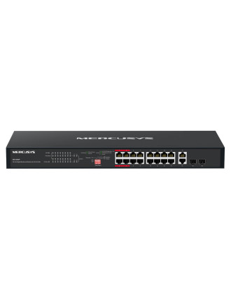 MERCUSYS rackmount switch MS120GP, 20x Gigabit θύρες, PoE+, V1.0