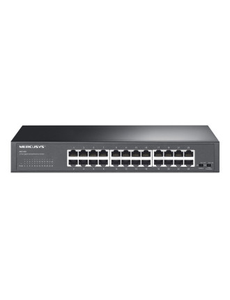 MERCUSYS desktop/rackmount switch MS124GS, 24x Gigabit θύρες, V1.0 MERCUSYS desktop/rackmount switch MS124GS, 24x Gigabit θύρες, V1.0