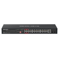 MERCUSYS rackmount switch MS128GP, 28x Gigabit θύρες, PoE+, V1.0 MERCUSYS rackmount switch MS128GP, 28x Gigabit θύρες, PoE+, V1.0
