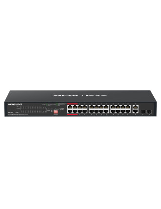 MERCUSYS rackmount switch MS128GP, 28x Gigabit θύρες, PoE+, V1.0