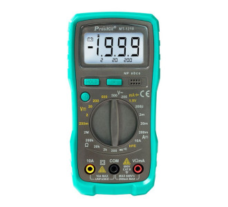 PROSKIT ψηφιακό πολύμετρο MT-1210, μέτρηση AC/DC