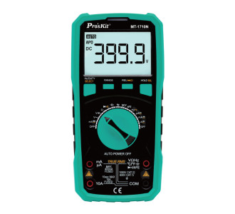 PROSKIT ψηφιακό πολύμετρο MT-1710N, μέτρηση AC/DC, True RMS, NCV PROSKIT ψηφιακό πολύμετρο MT-1710N, μέτρηση AC/DC, True RMS, NCV