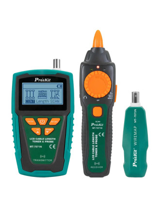 PROSKIT tester καλωδίων δικτύου MT-7071N για RJ45/11/12 & BNC PROSKIT tester καλωδίων δικτύου MT-7071N για RJ45/11/12 & BNC