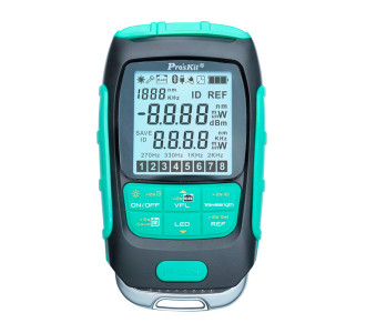 PROSKIT πολύμετρο οπτικών ινών MT-7616, μέτρηση ισχύος & VFL, 30mW
