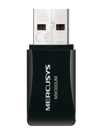 MERCUSYS ασύρματος USB αντάπτορας δικτύου MW300UM, 300Mbps, Ver 4.0