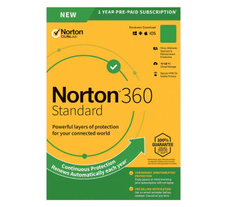 NORTON Antivirus 360 Standard ESD, 1 συσκευή, 10GB cloud, 1 έτος