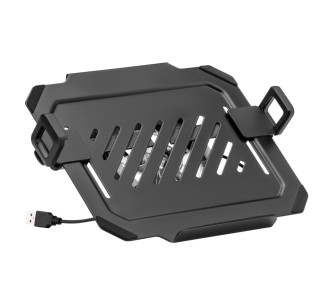 BRATECK βάση & ψύξη laptop NBH-8GL για βάση VESA, RGB, έως 17", μαύρη