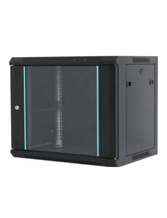 POWERTECH επιτοίχια καμπίνα rack 19" NETW-0001, 600 x 450 x 500mm, 9U