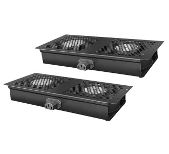 POWERTECH cooling fan για rack NETW-0009, 4x fans, 2x 29.5x13x4cm