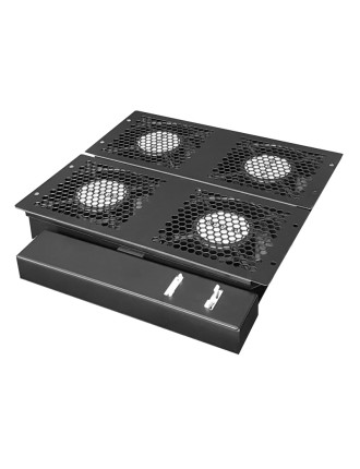 POWERTECH cooling fan με θερμοστάτη για rack NETW-0010, 29.5x31x4cm