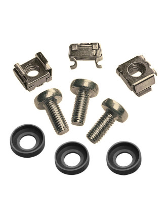 POWERTECH σετ βίδες με παξιμάδια NETW-0011 για κολώνα rack, M6*16, 20τμχ