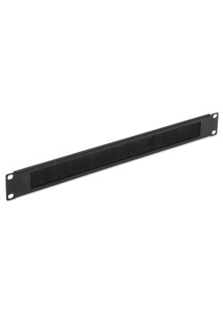 POWERTECH βούρτσα προστασίας για rack NETW-0030, 19"/1U, μεταλλικό, μαύρο