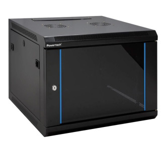 POWERTECH επιτοίχια καμπίνα rack 19" NETW-0038, 600 x 450 x 500mm, 9U
