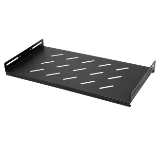 POWERTECH σταθερό ράφι για rack 19" NETW-0042, βάθος 250mm, μαύρο