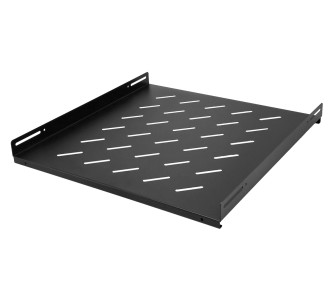 POWERTECH σταθερό ράφι για rack 19" NETW-0043, βάθος 475mm, μαύρο