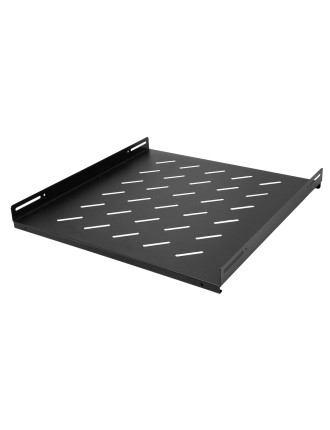 POWERTECH σταθερό ράφι για rack 19" NETW-0043, βάθος 475mm, μαύρο