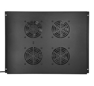 POWERTECH cooling fan για rack NETW-0044, 4x fans με μεταλλικό tray, 1.5m καλώδιο schuko, 54.5x41cm