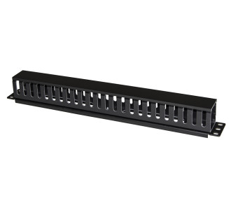 POWERTECH cable management NETW-0048 για rack 19"/1U, πλαστικό, μαύρο