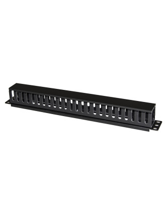 POWERTECH cable management NETW-0048 για rack 19"/1U, πλαστικό, μαύρο POWERTECH cable management NETW-0048 για rack 19"/1U, πλαστικό, μαύρο
