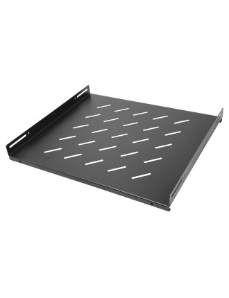 POWERTECH σταθερό ράφι για rack 19" NETW-0052, 1U, βάθος 420mm, μαύρο
