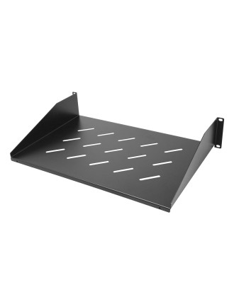POWERTECH σταθερό ράφι για rack 19" NETW-0053, 2U, βάθος 300mm, μαύρο