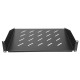 POWERTECH σταθερό ράφι για rack 19" NETW-0054, 2U, βάθος 350mm, μαύρο