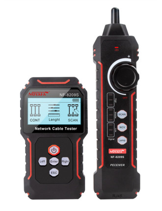 NOYAFA tester καλωδίων δικτύου NF-8209S για RJ45 PoE NOYAFA tester καλωδίων δικτύου NF-8209S για RJ45 PoE