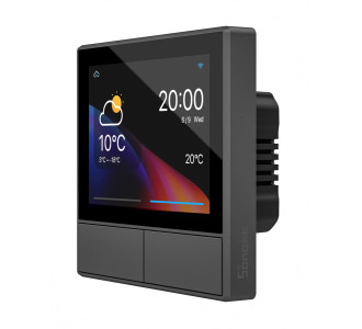 SONOFF smart panel ελέγχου NSPanel με οθόνη αφής, 2-gang, Wi-Fi, γκρι