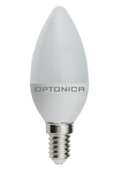 OPTONICA LED λάμπα candle C37 1423, 3.7W, 4500K, E14, 320lm