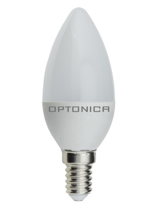 OPTONICA LED λάμπα candle C37 1423, 3.7W, 4500K, E14, 320lm