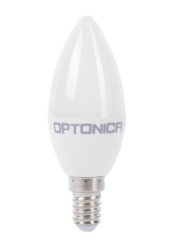 OPTONICA LED λάμπα C37 1425, 5.5W, 6000K, E14, 450lm