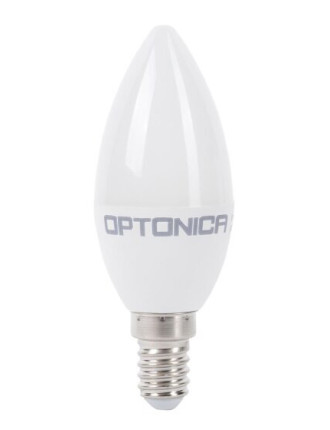 OPTONICA LED λάμπα candle C37 1428, 8W, 6000K, 710lm, E14