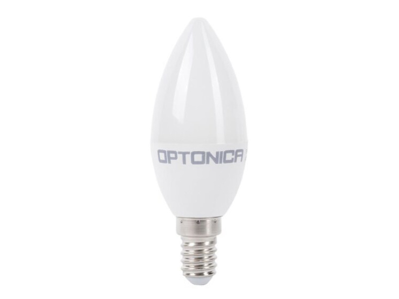 OPTONICA LED λάμπα candle C37 1428, 8W, 6000K, 710lm, E14