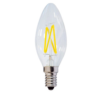 OPTONICA LED λάμπα Candle C35 Filament 1471, 4W, 4500K, E14, 400lm