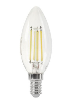OPTONICA LED λάμπα candle C35 1472, Filament, 4W, 2700K, 400lm, E14