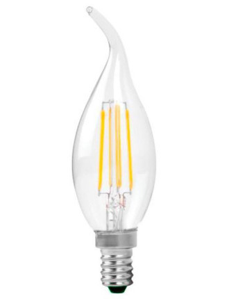 OPTONICA LED λάμπα Candle C35T Filament 1481, 4W, 4500K, E14, 400lm