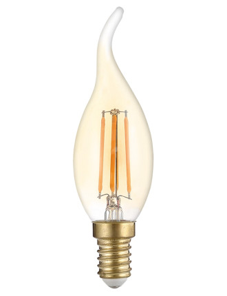 OPTONICA LED λάμπα Candle T35 Filament 1491, 4W, 2500K, E14, 400lm